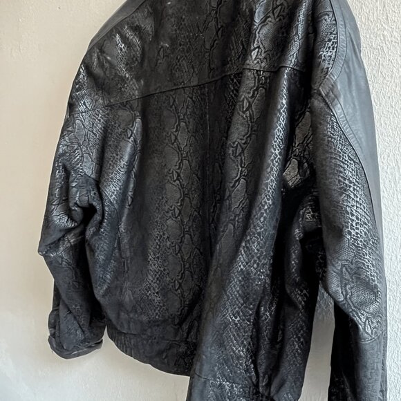 Snakeskin Leather Jacket (Super Dope ) - Picture 7 of 9